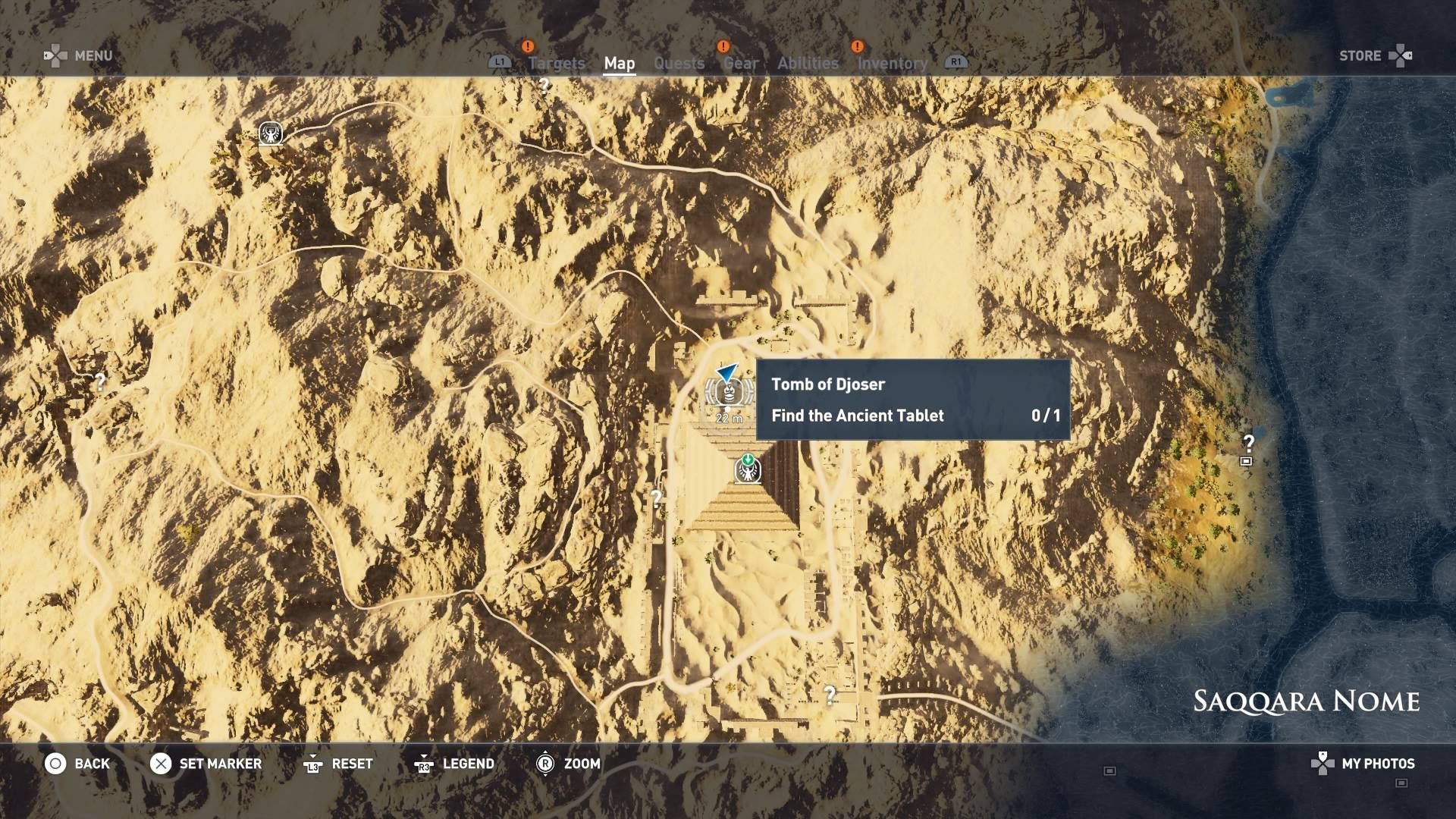 Assassin S Creed Origins Tomb Guide Saqqara Nome