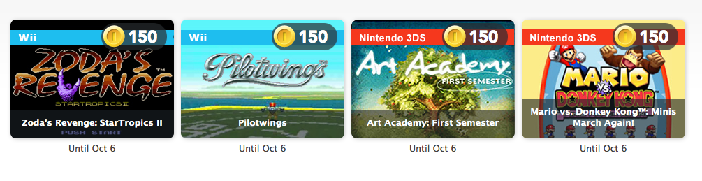 September Digital Game Rewards Now Available at Club Nintendo