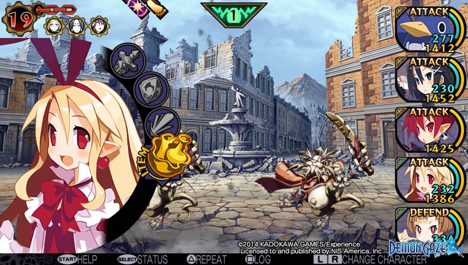 Demon Gaze and Disgaea Collaboration Screenshots Released