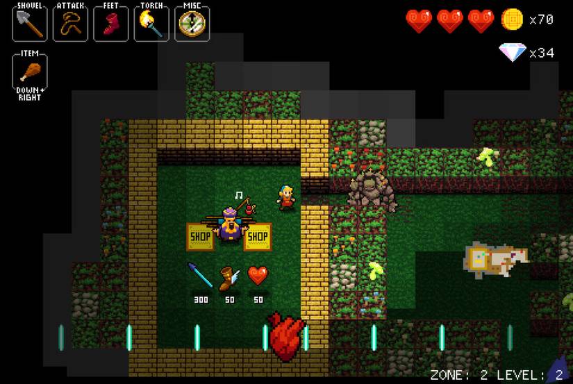 Beat Down Monsters to the Beat in Crypt of the NecroDancer