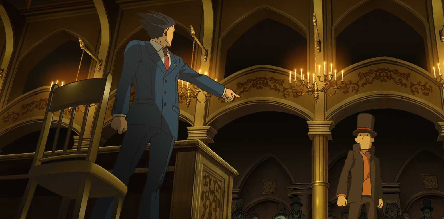 Review Professor Layton vs Phoenix Wright Ace Attorney