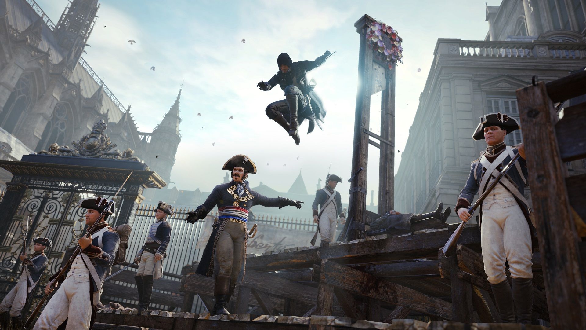 Assassin's Creed Unity assassination
