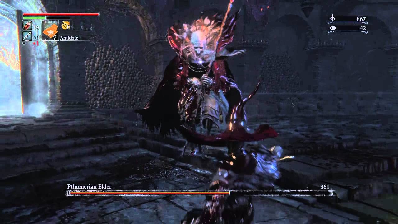 How To Defeat The Pthumerian Elder In Bloodborne   Pthumerian Elder 