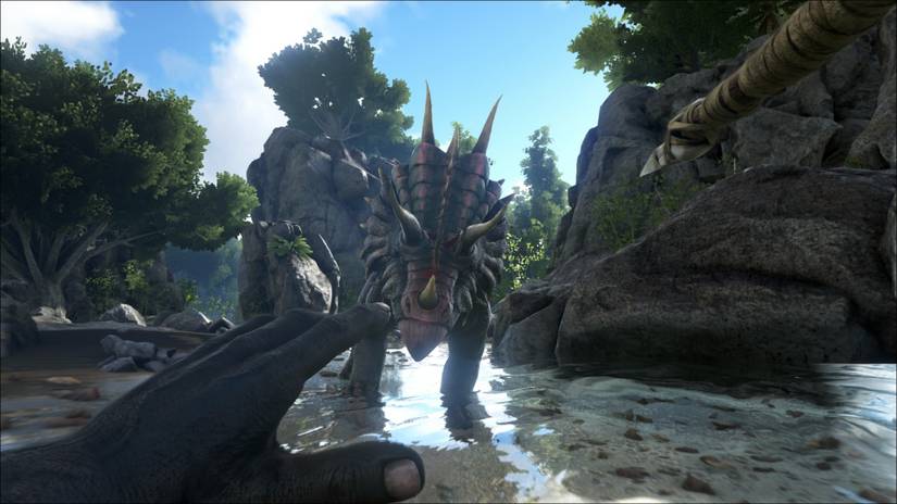 Ark Work Ride with the Dinosaurs in Ark: Survival Evolved