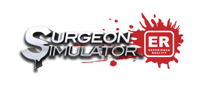 Surgery Simulation Logo Surgeon Simulator Preps for Virtual Reality