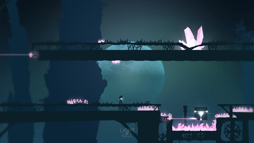 Light Fall Balances Platforming, Speed, Difficulty