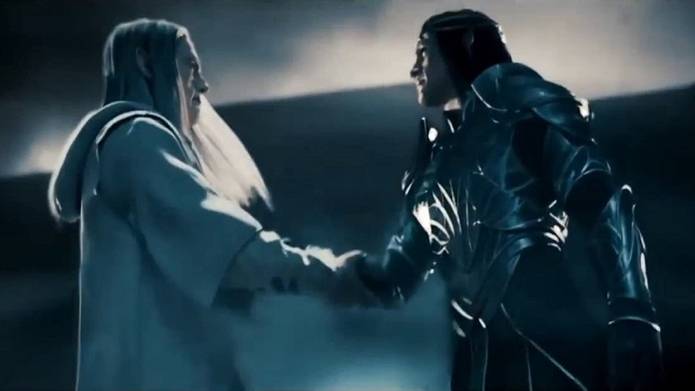 Middle Earth Shadow of Mordor Sauron and Celebrimbor