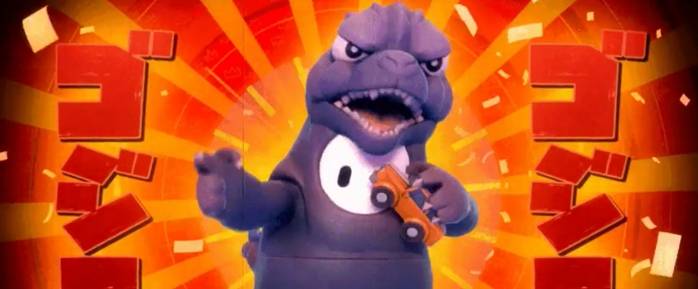 Boxzilla Fall Guys Godzilla Stomps His Way Into Fall Guys Next Week