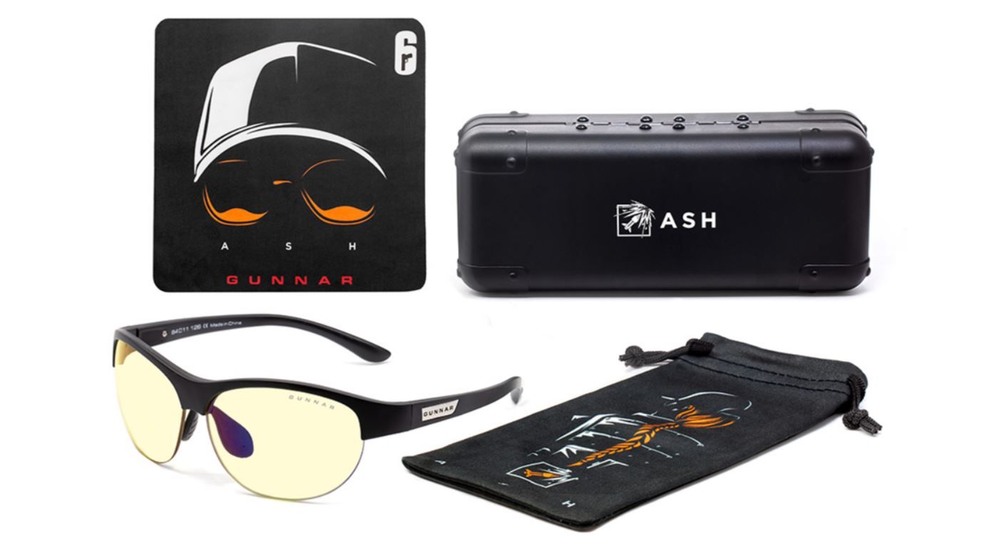 Gunnar Optik Siege Fire Lunettes Gaming Noir - Protection Yeux Heroes Of The Storm