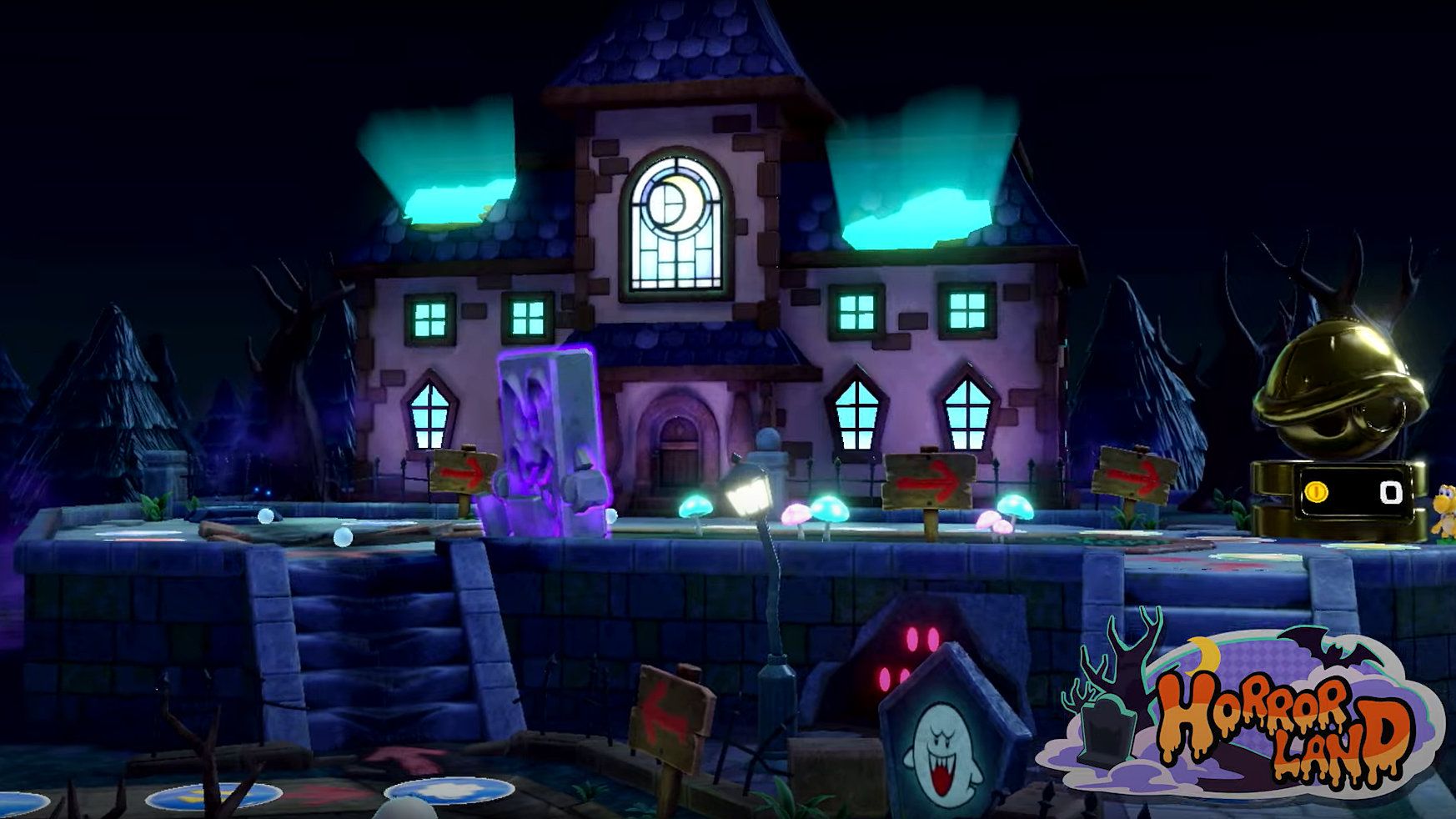 Mario Party Superstars - Horror Land Mystery Mansion