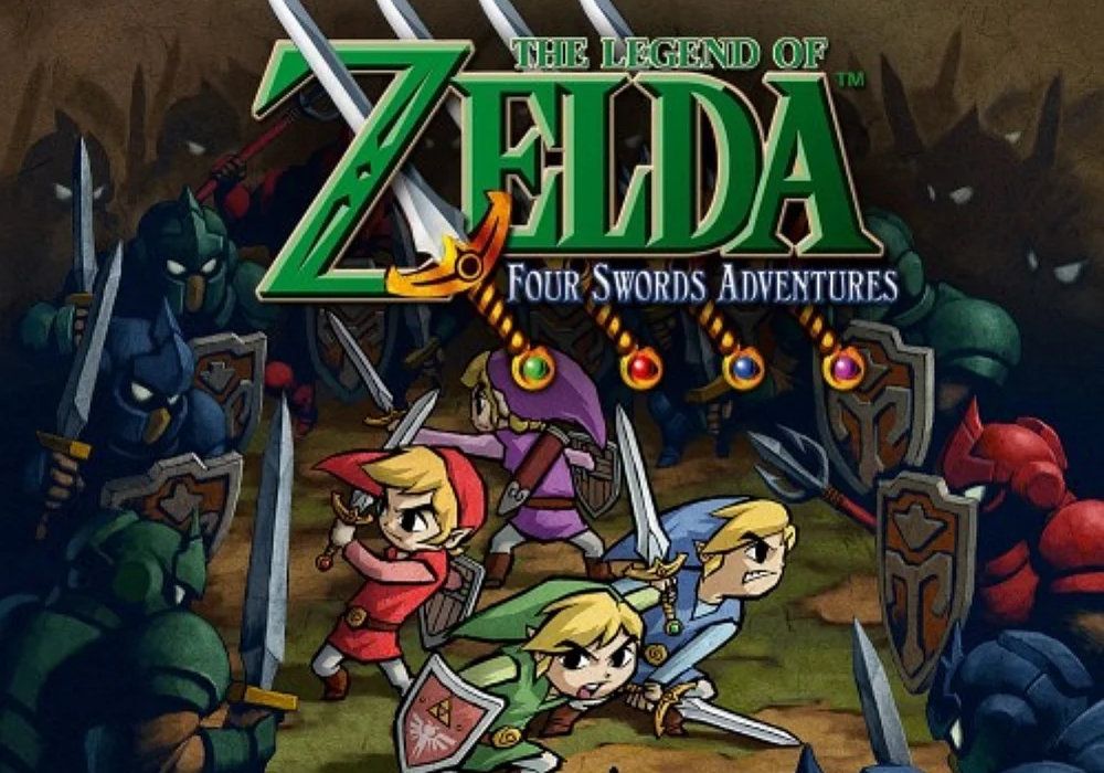 Zelda Four Swords Adventures - Cover Art