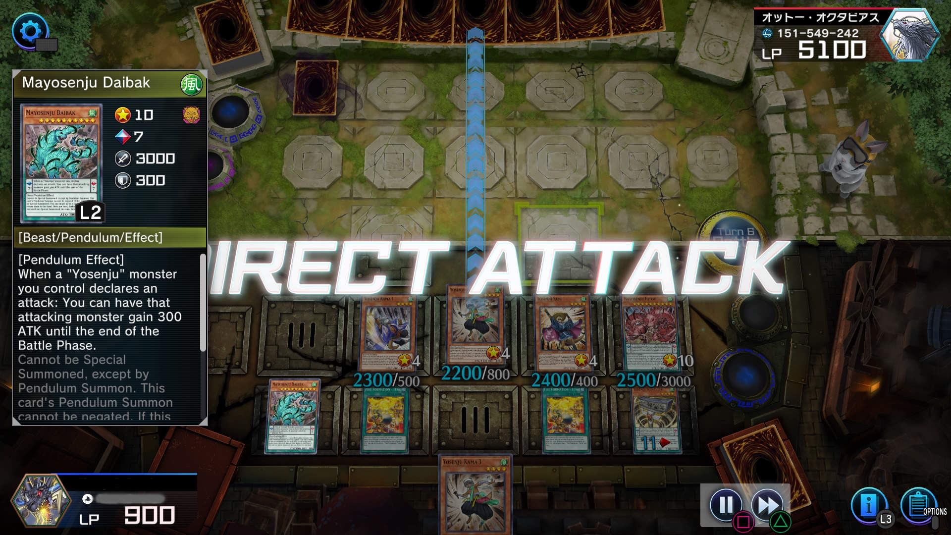 Yu-Gi-Oh-Master-Duel-Yosenju-Direct-Attack