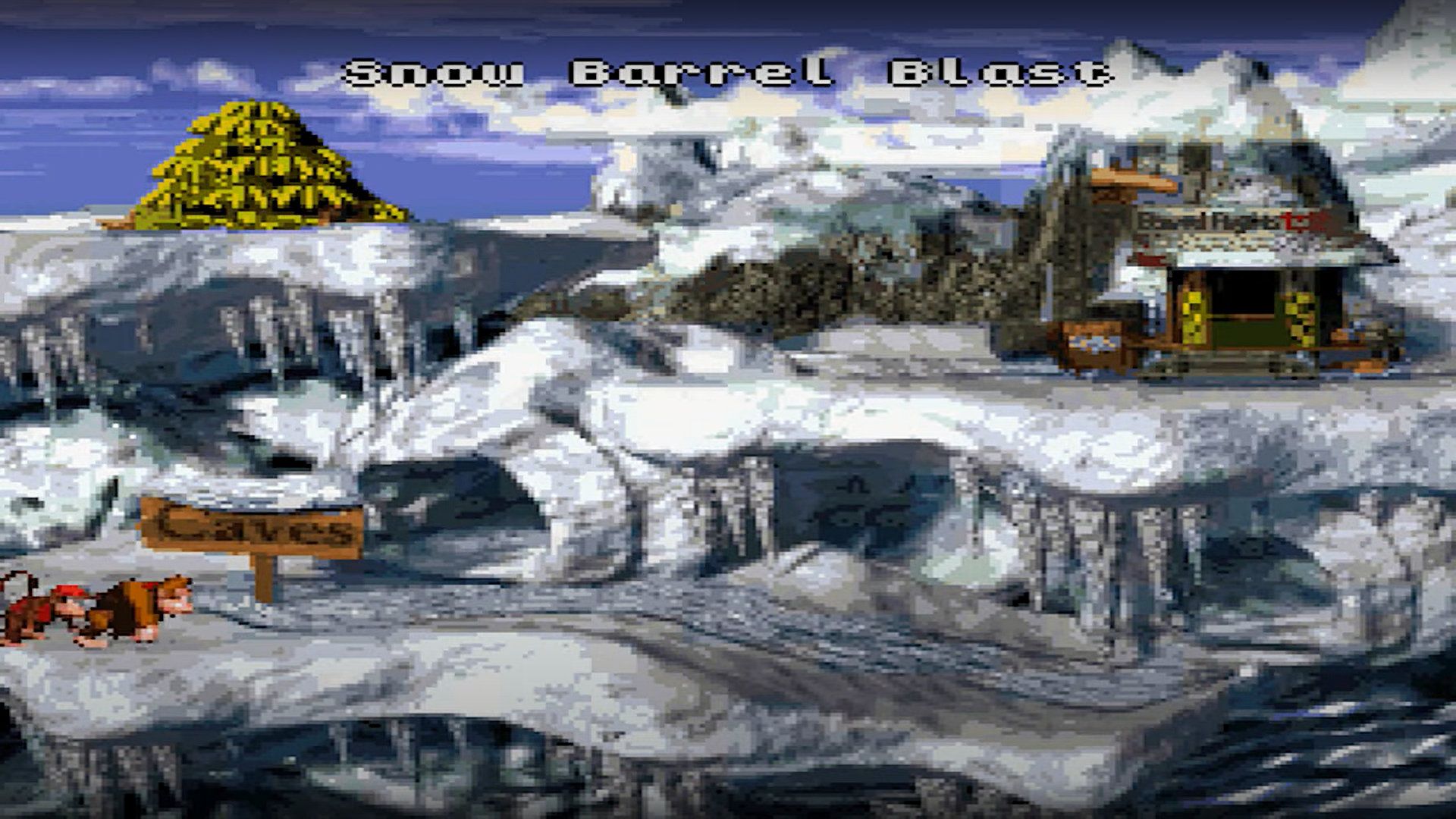 Donkey Kong Country's Snow Barrel Blast is Still a Winter Level Giant