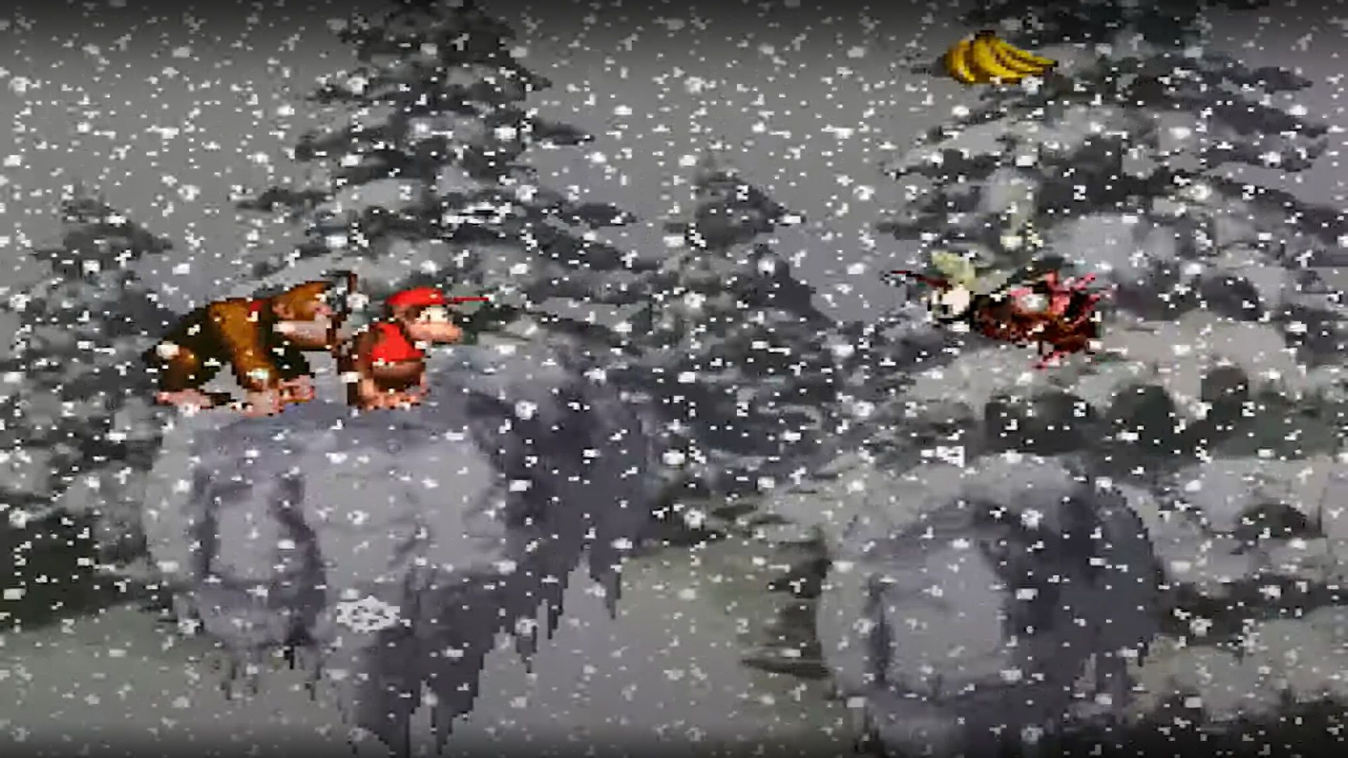 Donkey Kong Country's Snow Barrel Blast is Still a Winter Level Giant