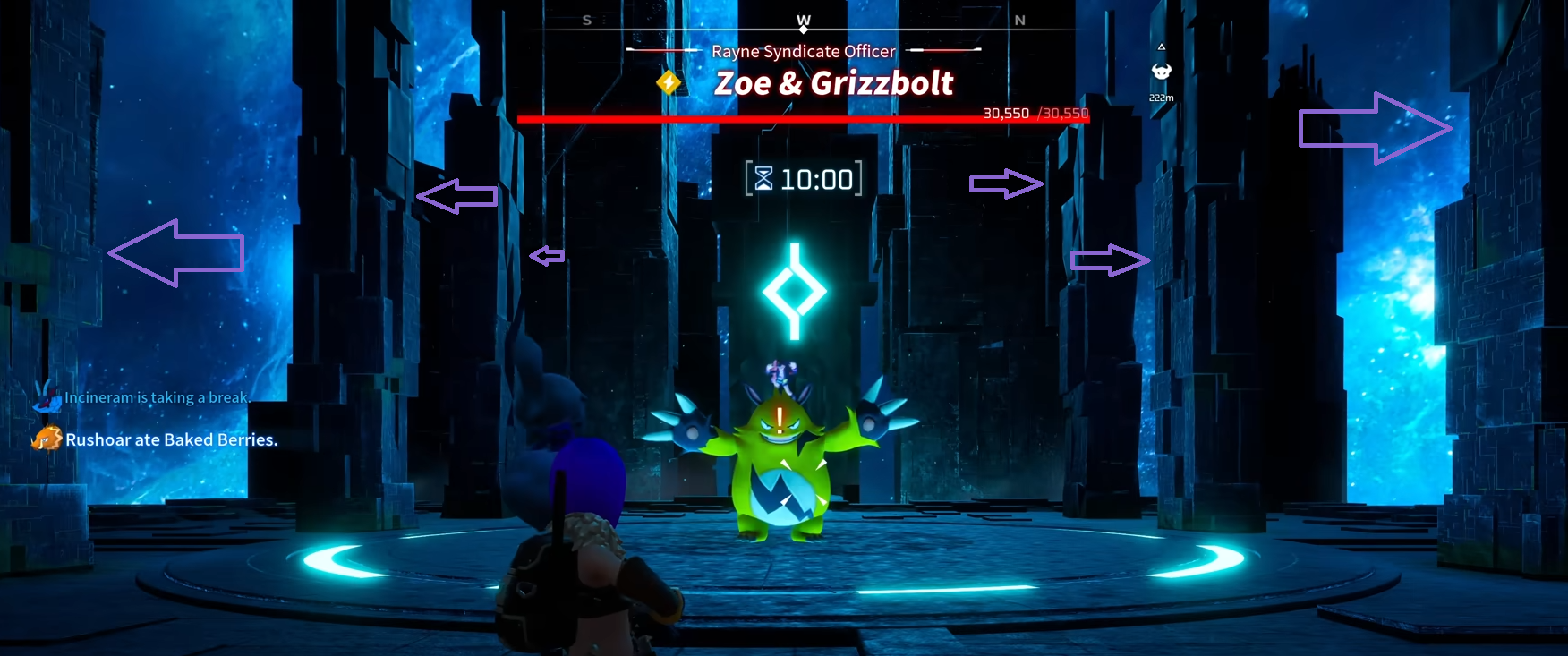 grizzbolt arena pillars