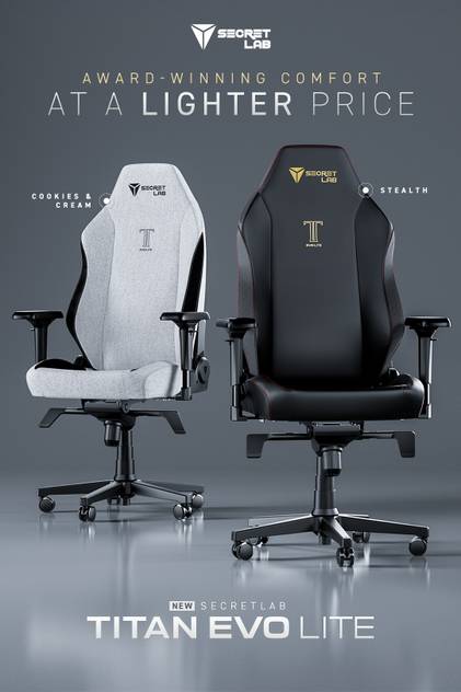 Gaming Chairs Secret Lab Titan Specs Secretlab TITAN Evo Lite