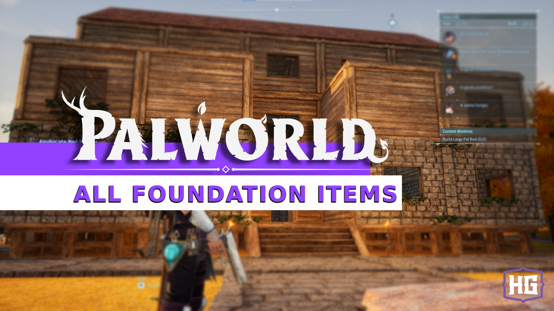 All Foundation Structures Palworld