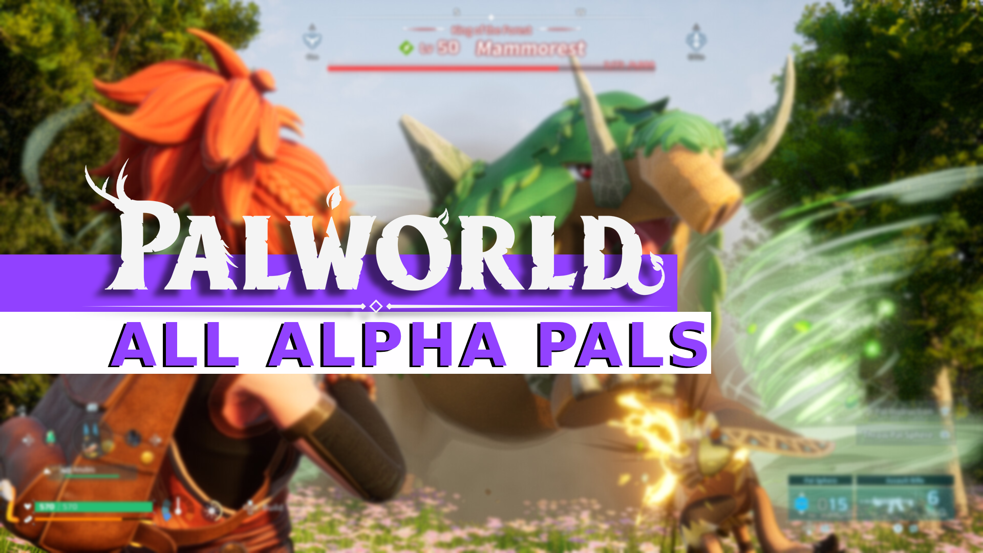 Palworld: All Alpha Pals