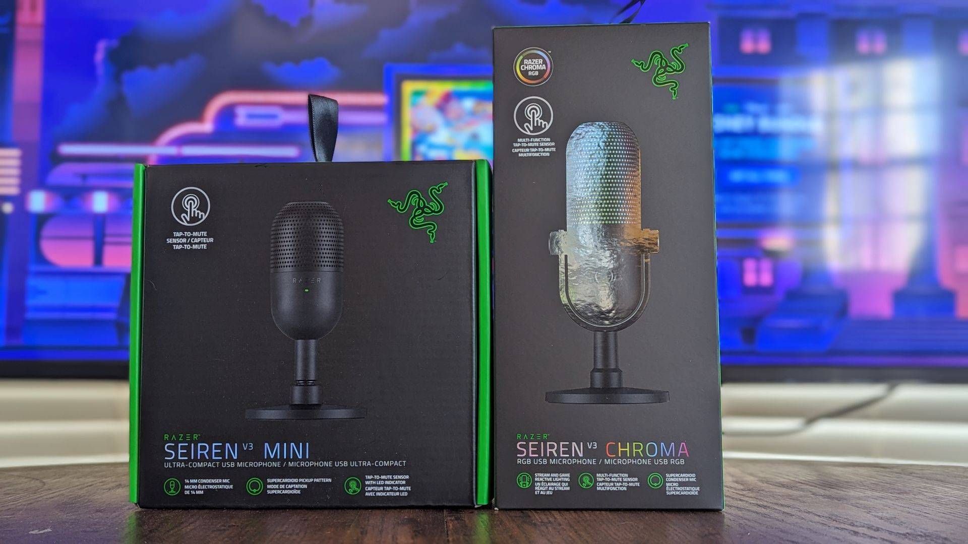 SOULWIT 2 Stück Mikrofon Pop Filter für Razer Seiren V3 Chroma RGB USB, Schutz Mikrofon Schaum Abdecken Windschutz SOULWIT 2 Stück Mikrofon Pop Filter für Razer Seiren V3 Chroma RGB USB, Schutz Mikrofon Schaum Abdecken Windschutz