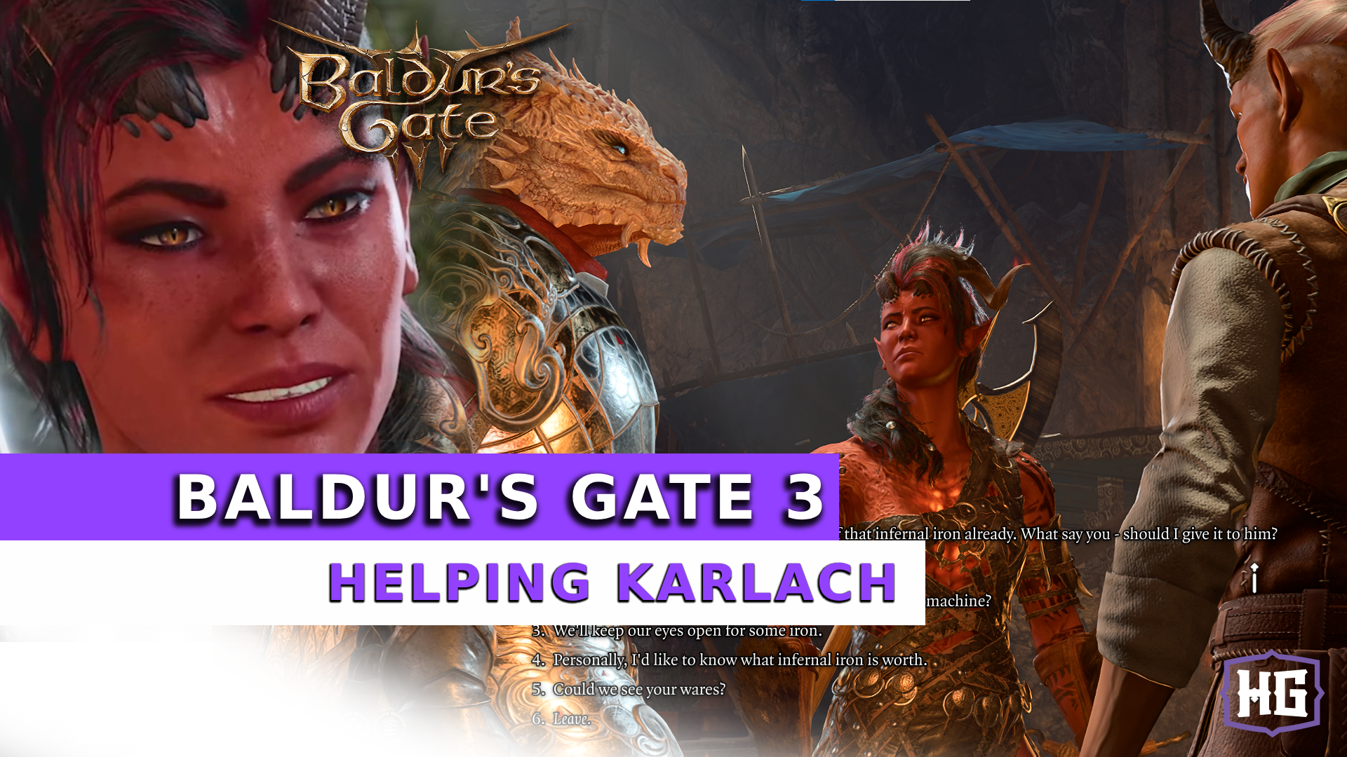 Baldur S Gate 3 How To Help Karlach Act 1   Helping Karlach Bg3 