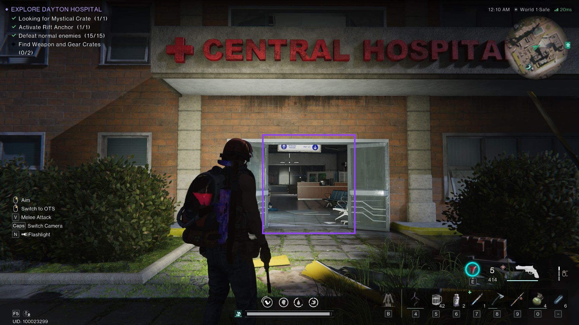 Once Human: Dayton Hospital Crates And Objectives