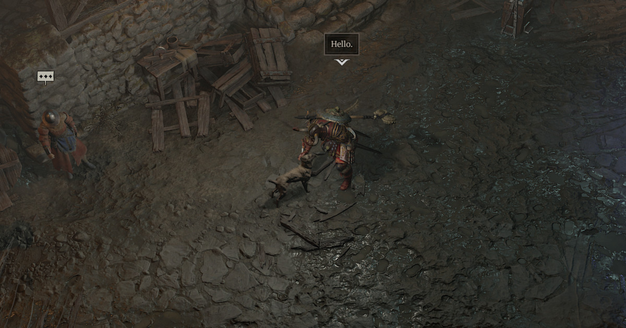 Diablo IV Petting Dog