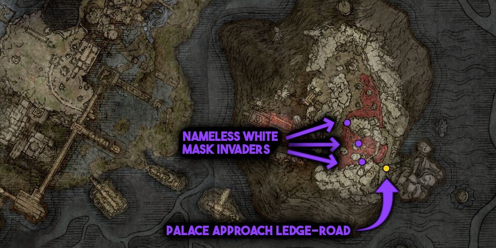 White Mask Elden Ring Hardcore Gamer   Nameless White Mask Invaders Location 