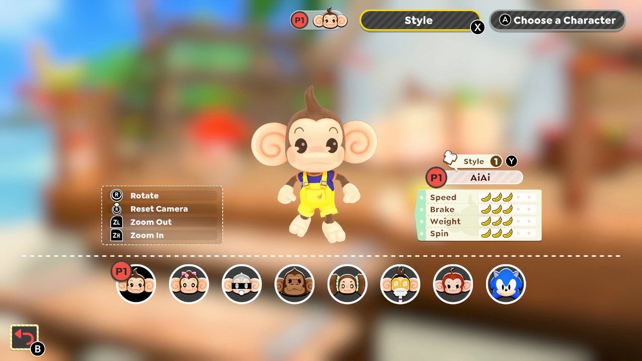 All Super Monkey Ball Banana Rumble Character Stats