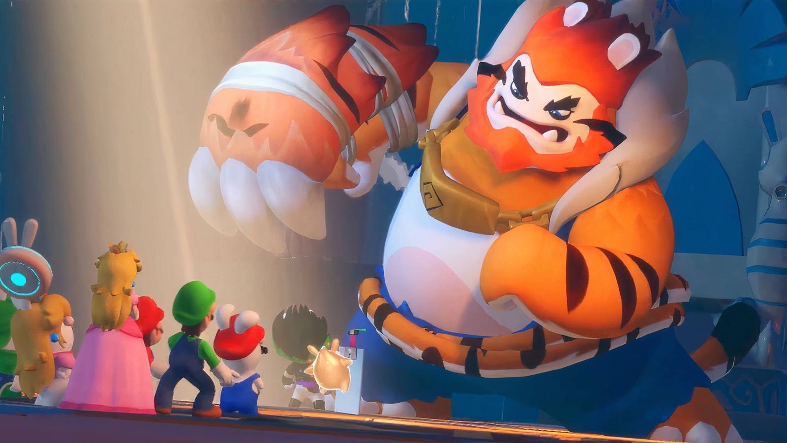 Mario + Rabbids Sparks of Hope Giant Wildclaw Boss Fight
