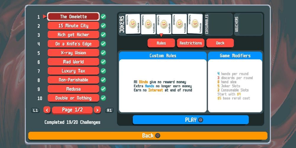 Balatro Challenge Mode Guide