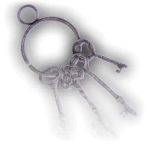 Baldi Key Ring Keychain | Baldur's Gate 3 | Hardcore Gamer