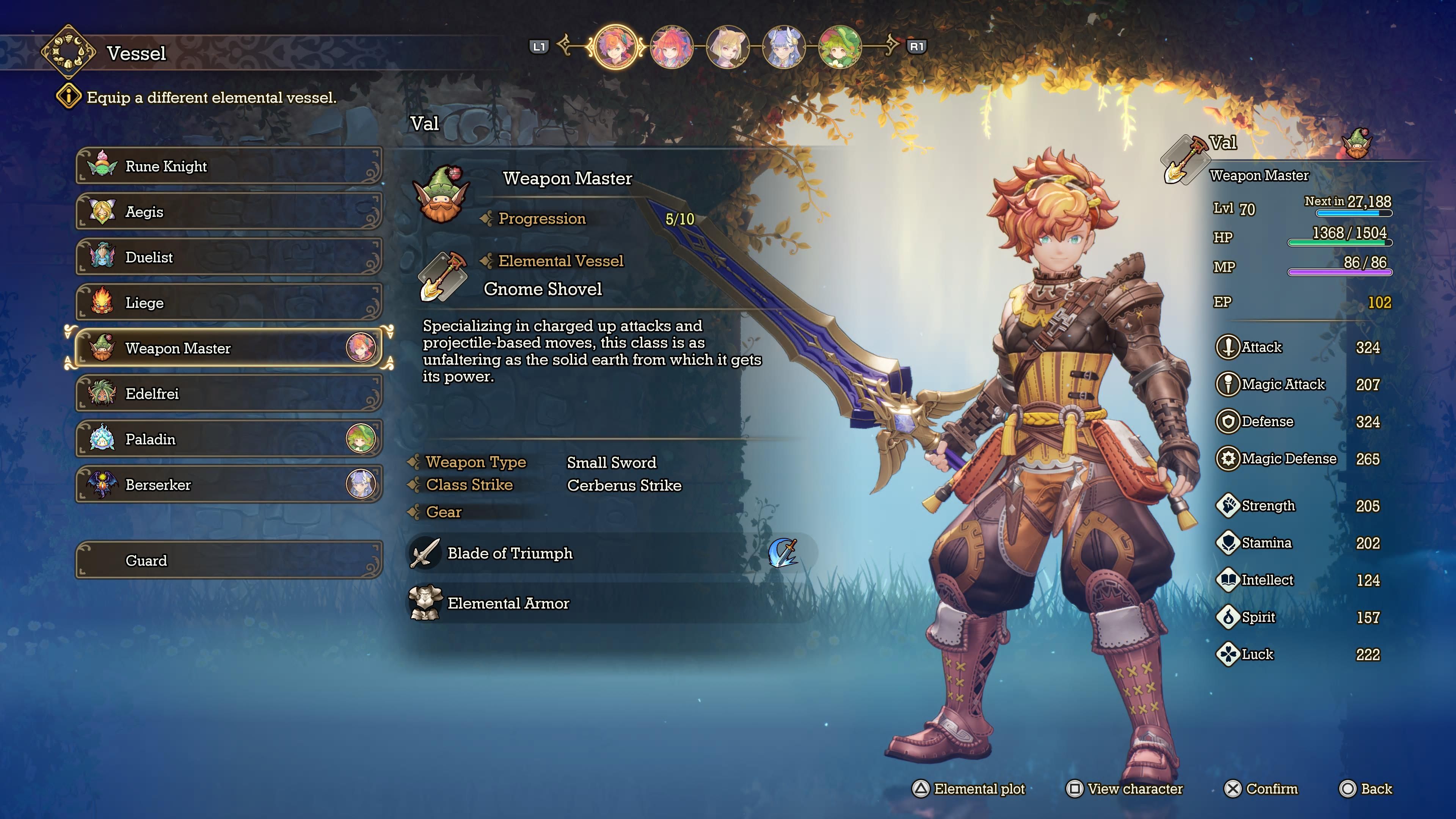 Visions Of Mana Val Class Guide Visions Of Mana Val Class Guide