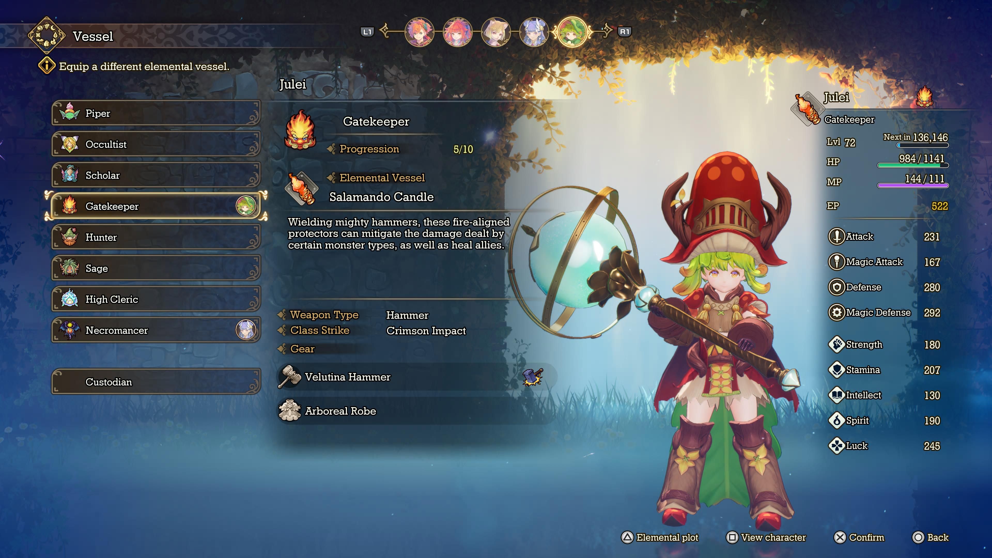 Visions Of Mana Julei Class Guide Visions Of Mana Julei Class Guide