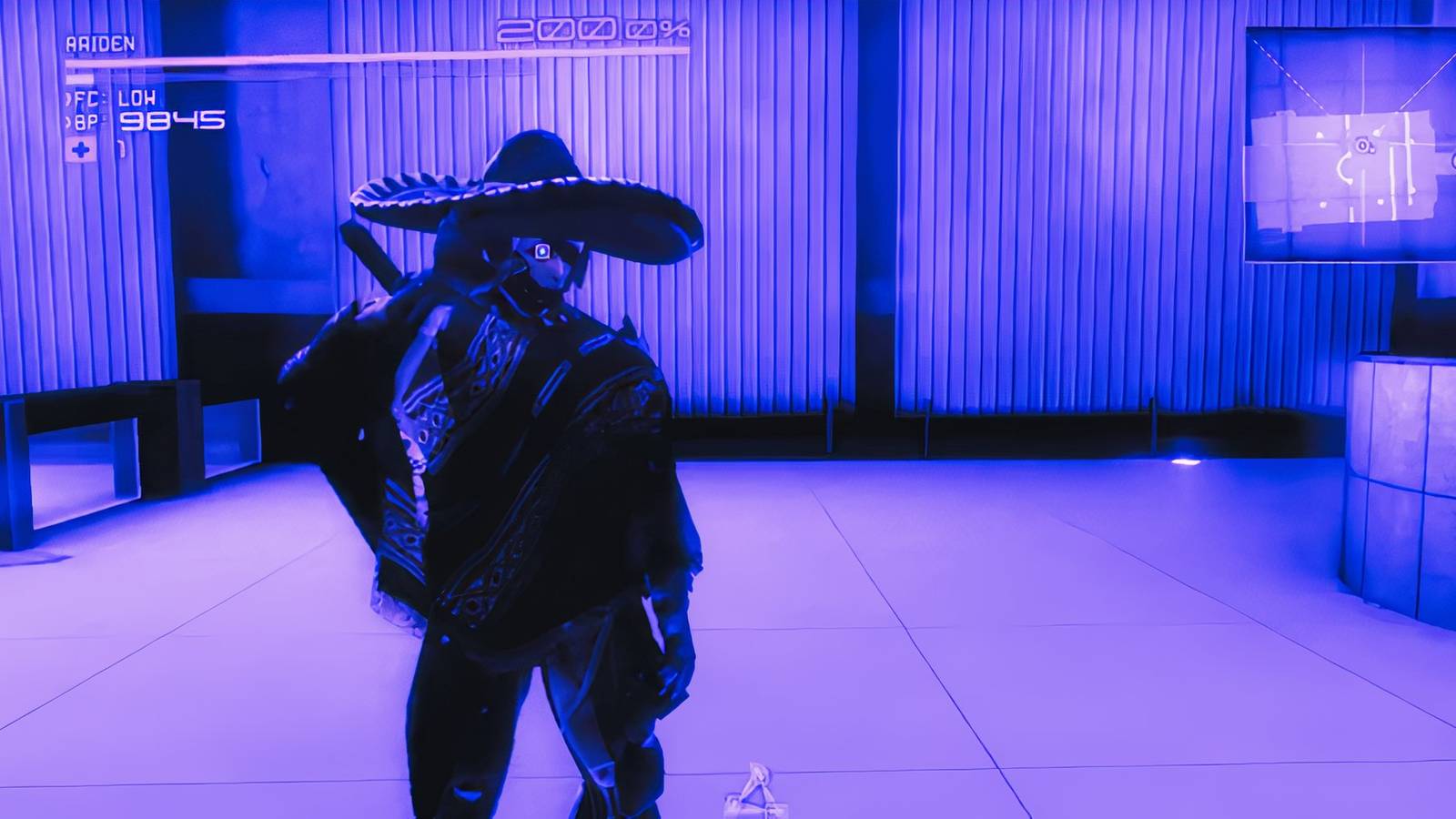Metal Gear Rising: Playing as Raiden Wearing Unlocked Mariachi Outfit