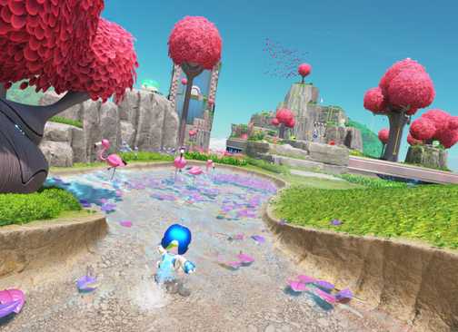 Astro Bot Exploring