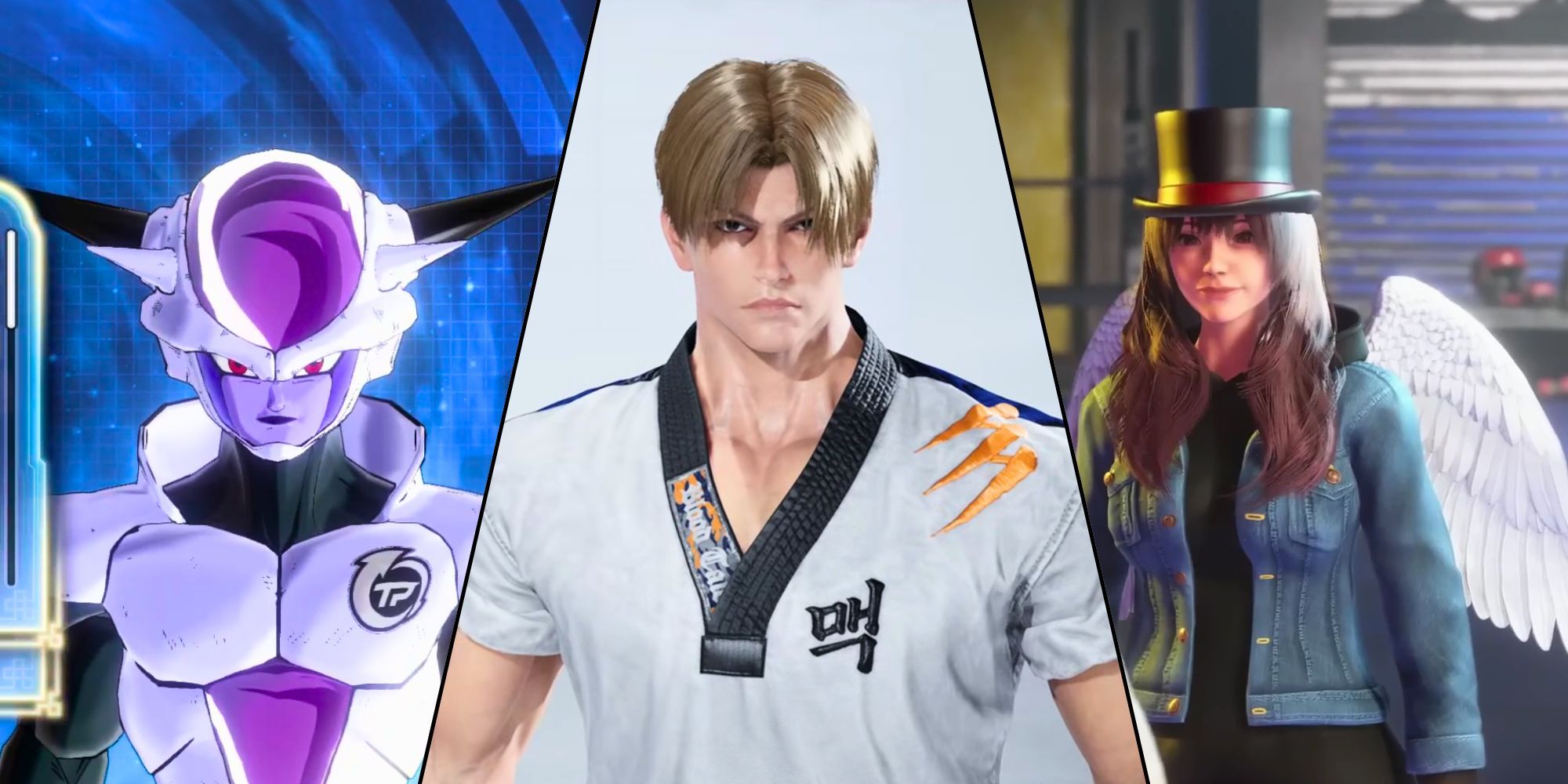 Collage of fighting games with character creators