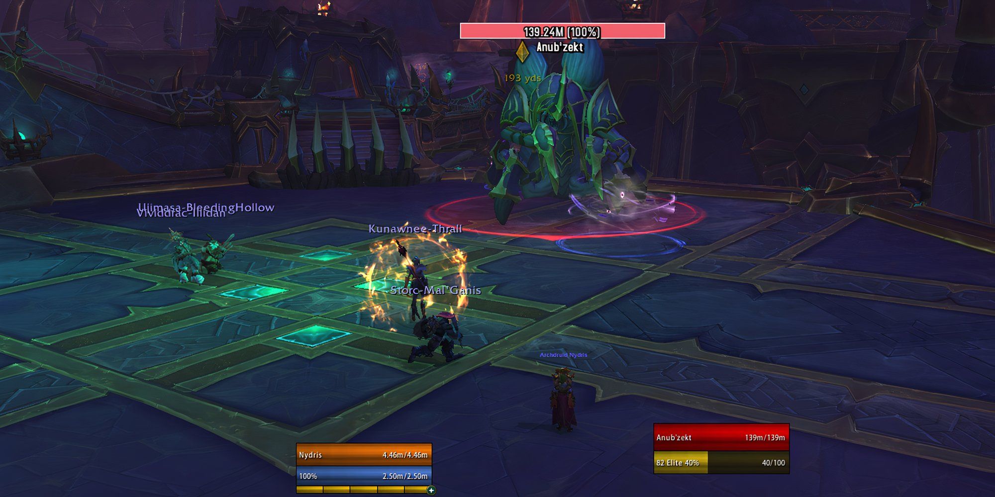 Jefe escarabajo Anub'zekt de la expansión The War Within de World of Warcraft