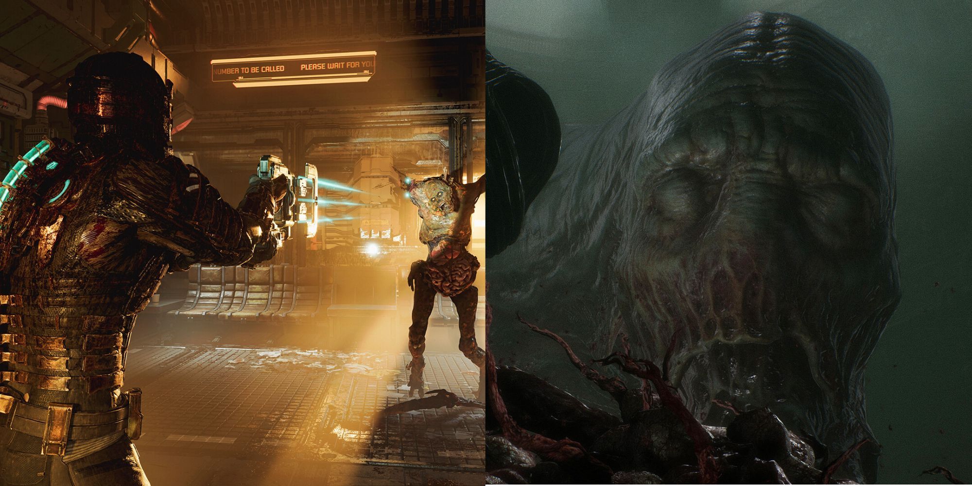A picture showing Dead Space and Scorn