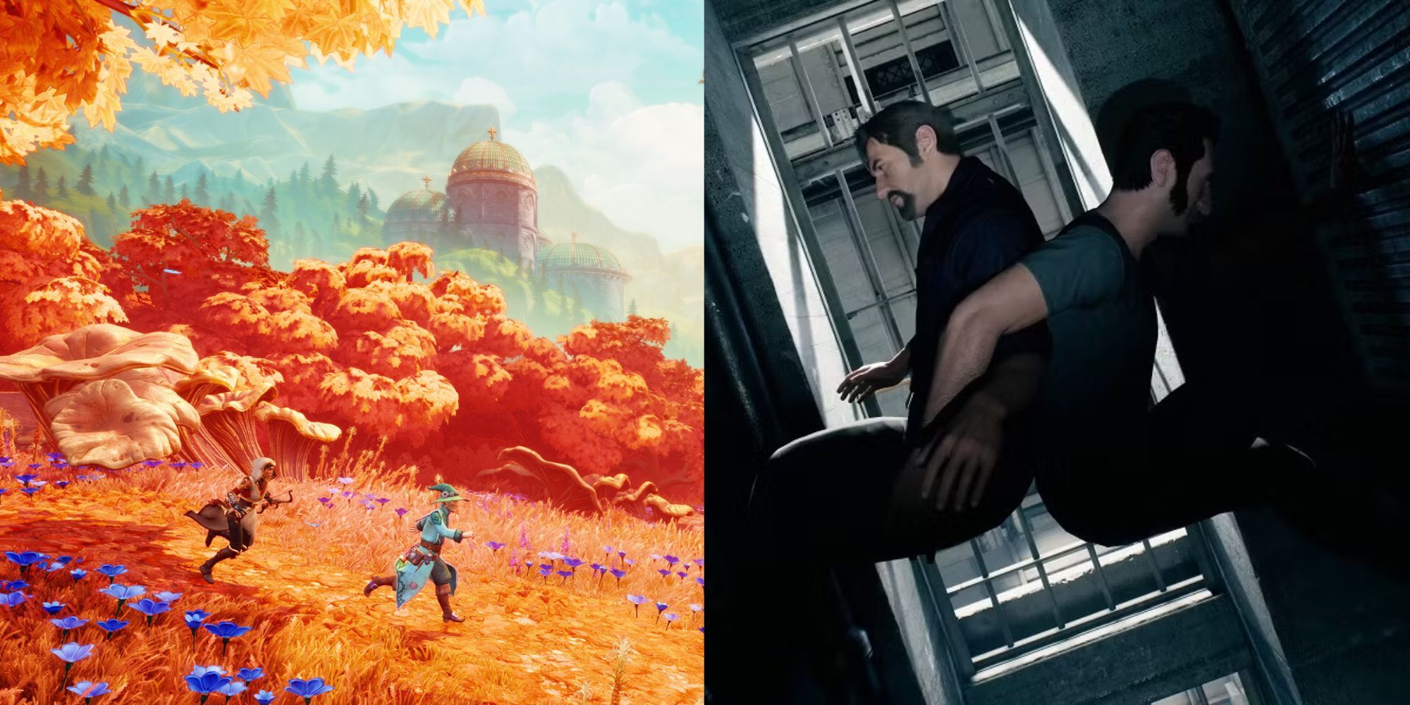 A picture showing Trine 5 and A Way Out