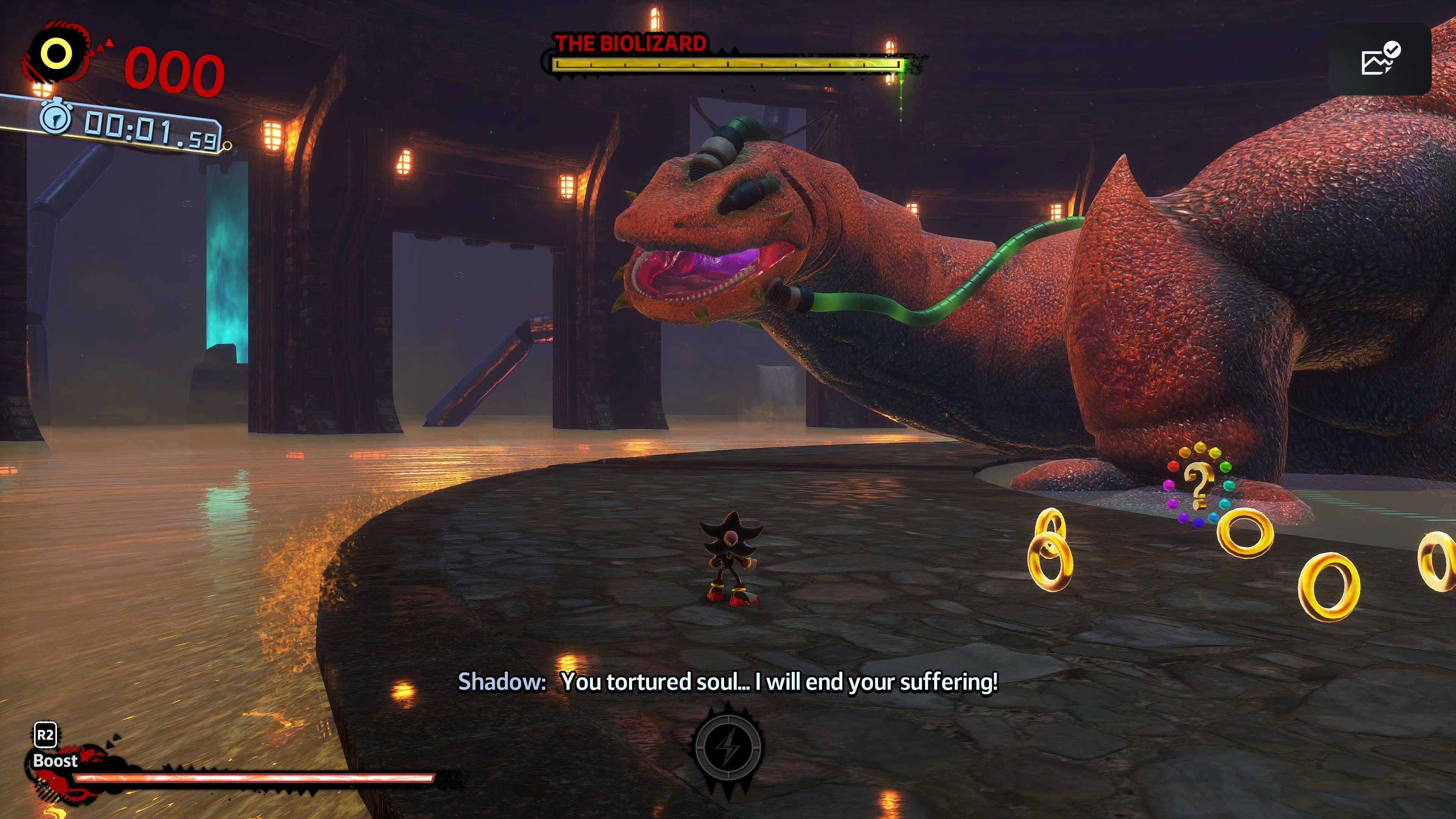 Biolizard Room How to Defeat Biolizard in Sonic X Shadow Generations