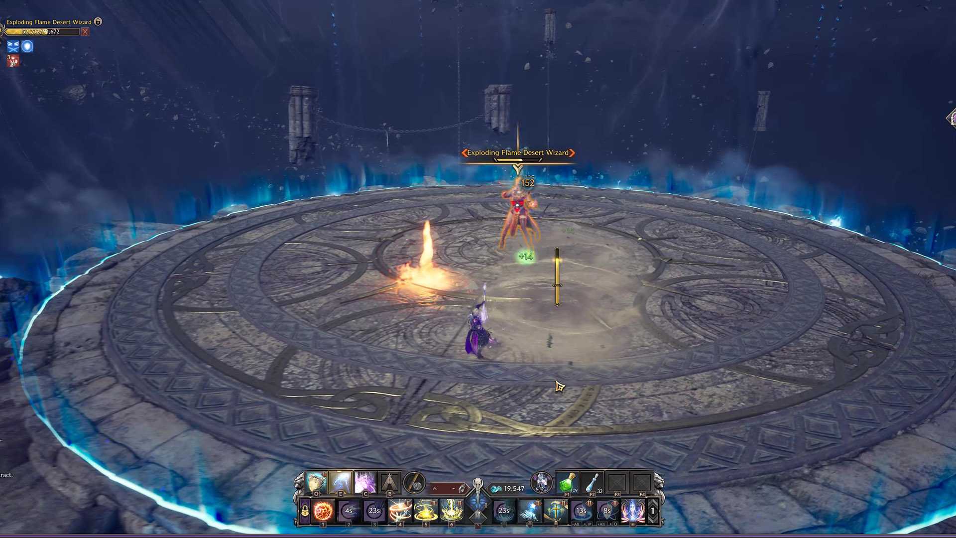 Wizard Exsploding Throne and Liberty Exploding Flame Desert Wizard Guide