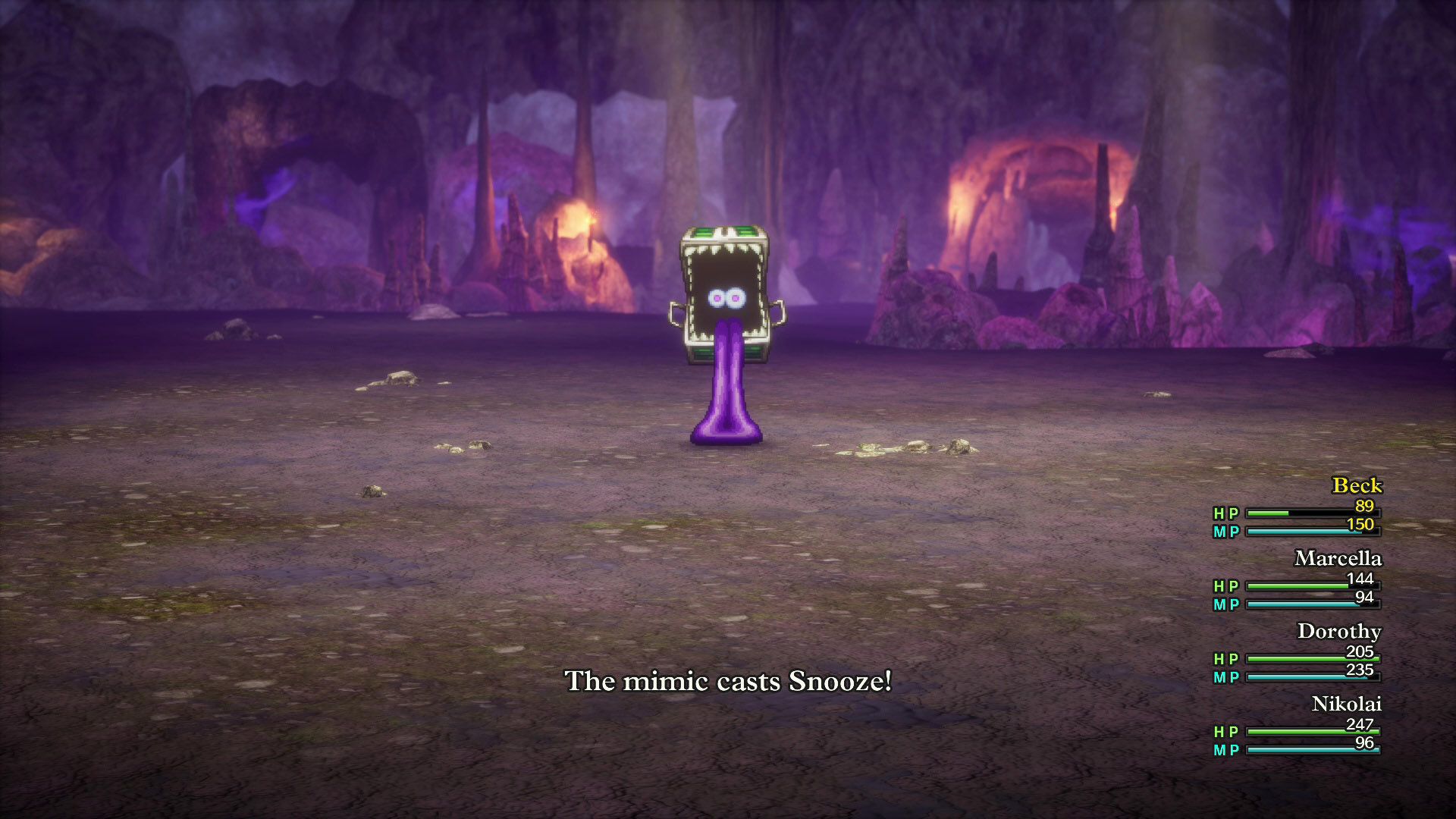 Which DQ3 Treasure Chests are Mimics in Manoza Cave?