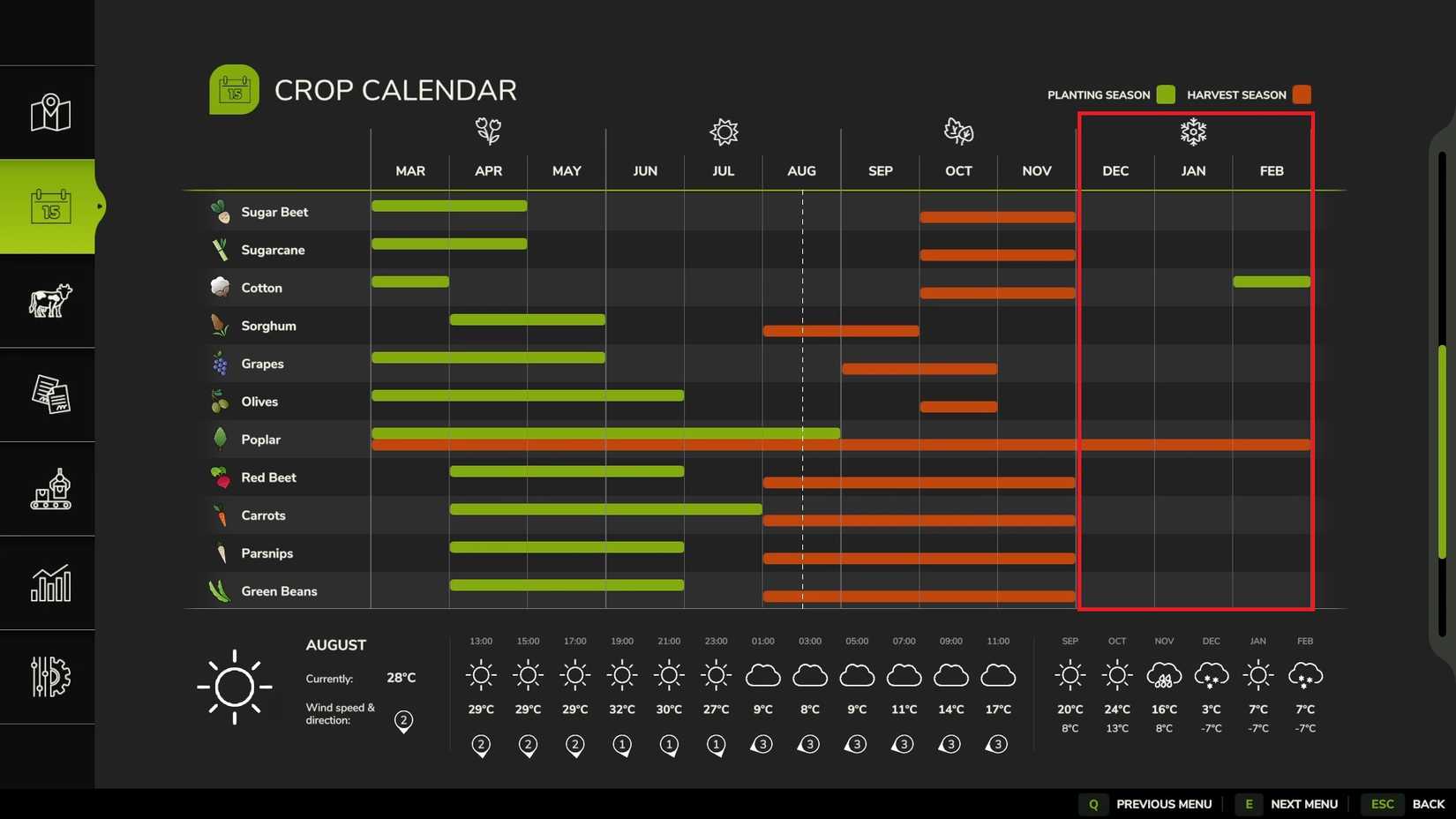 Crop Seasons in Farming Simulator 25