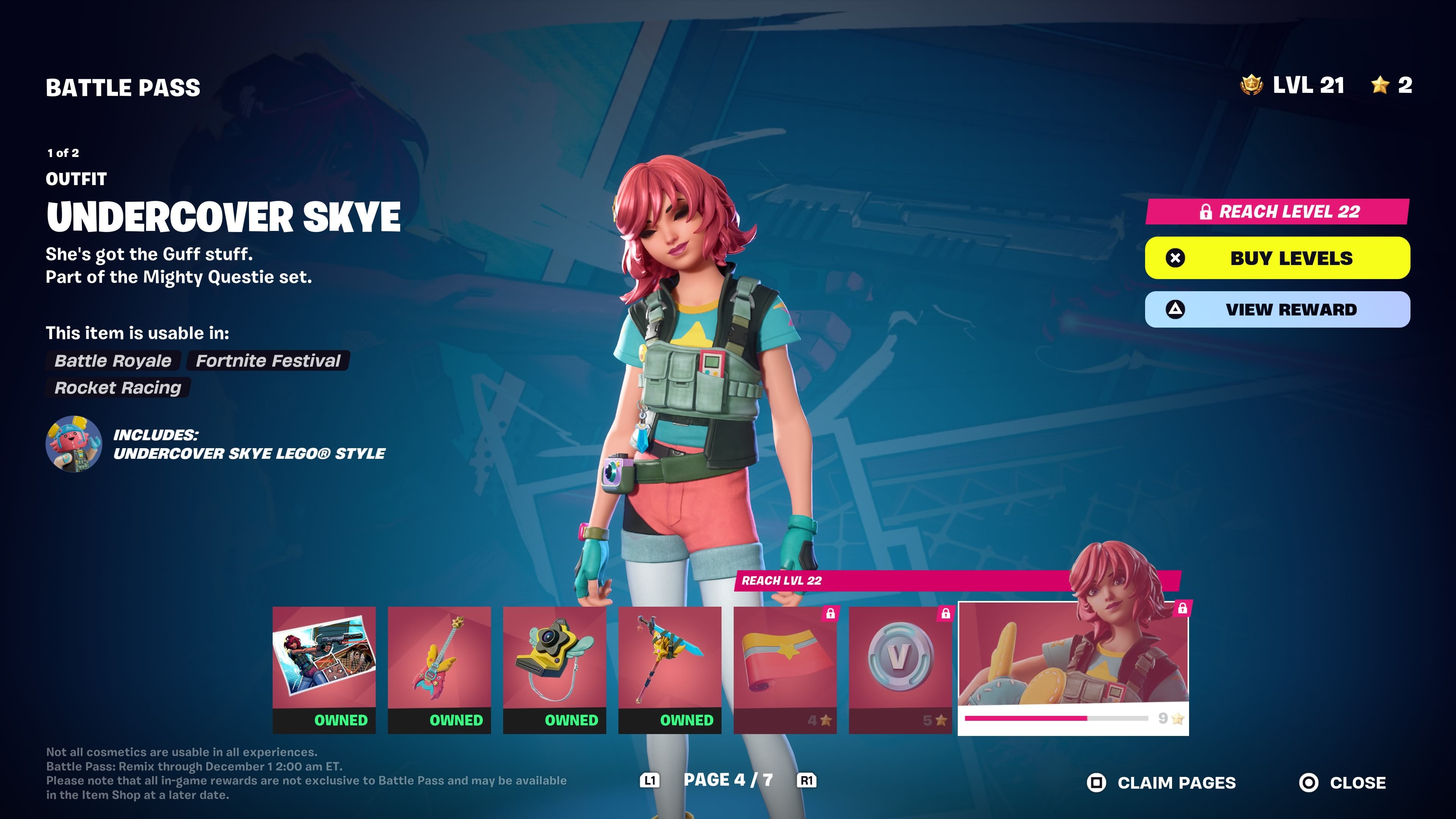 All Fortnite Chapter 2 Remix Battle Pass Rewards