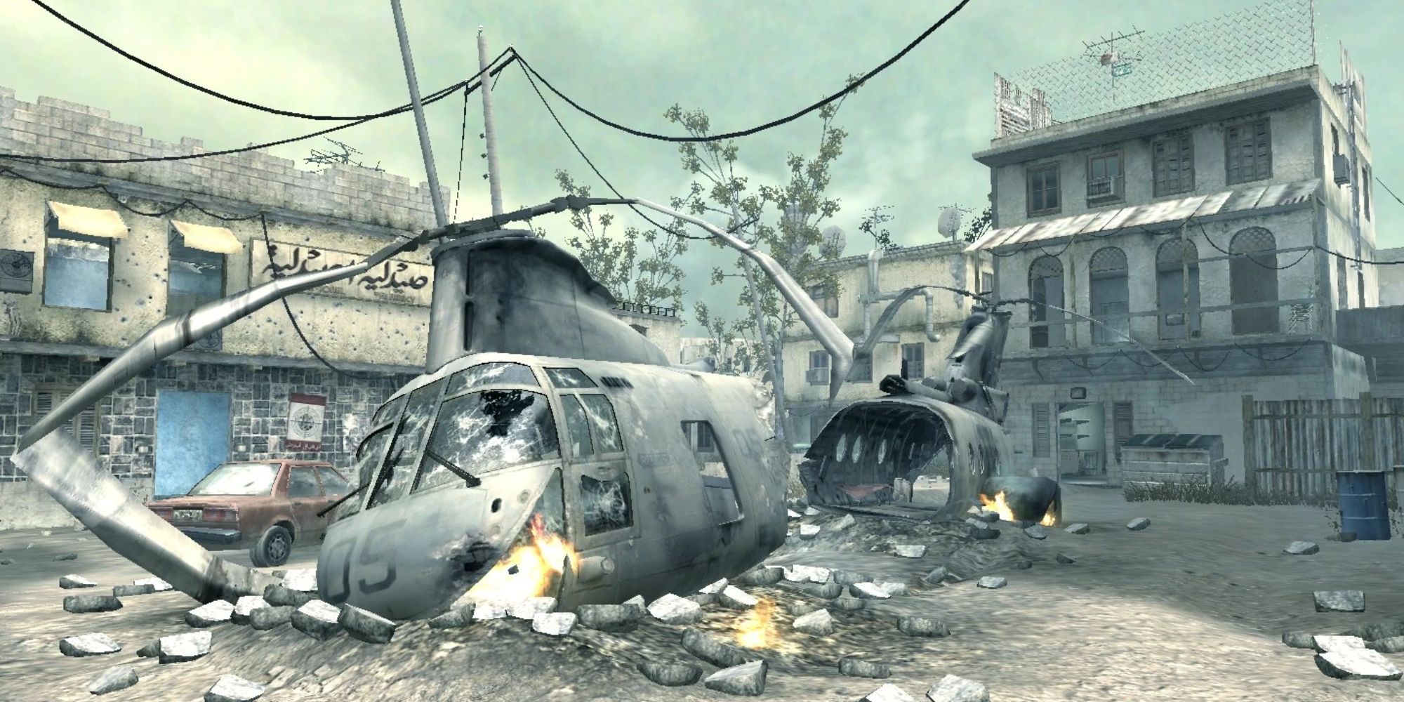 Crash map in Call of Duty 4 Modern Warfare