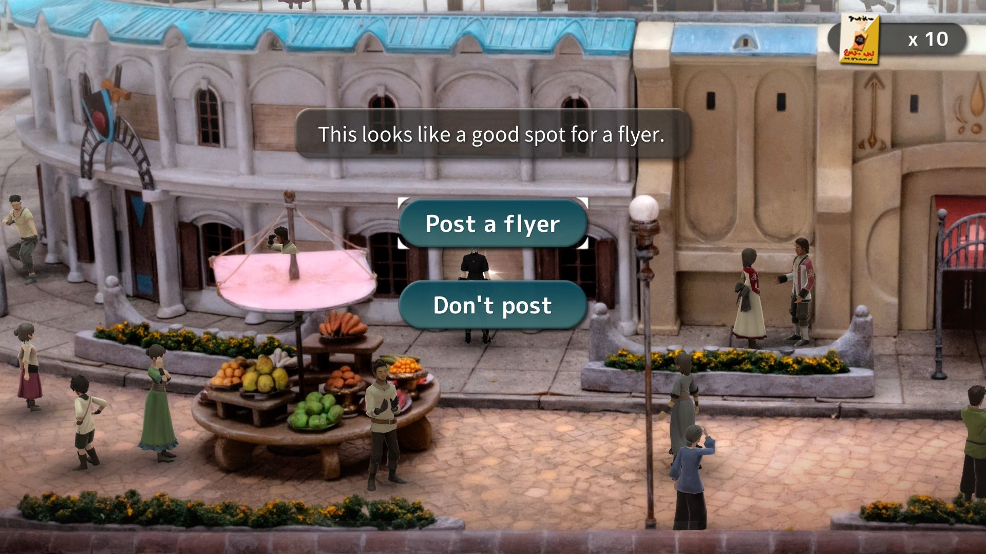 Where to Find All 10 Flyer Locations in The Royal Capital for Fantasian Neo  Dimension.