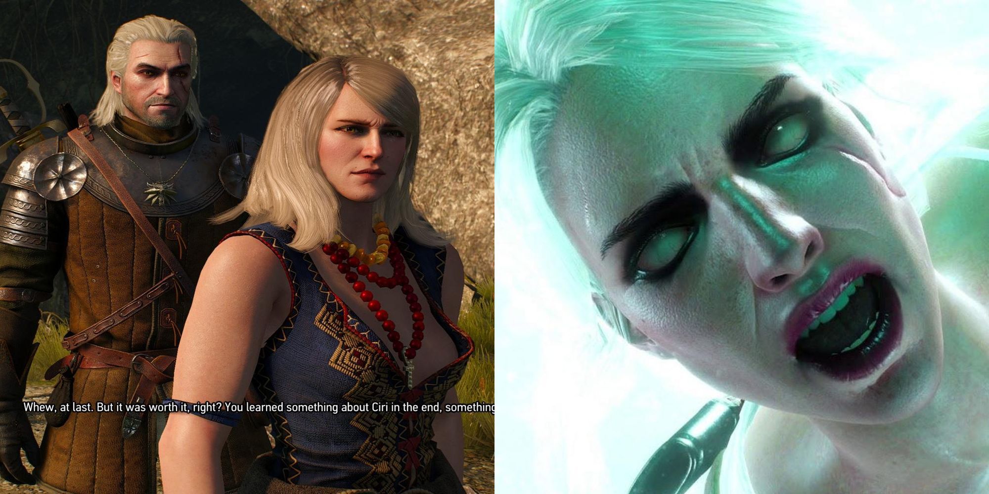Keira Metz and Ciri in Witcher 3 the Wild Hunt