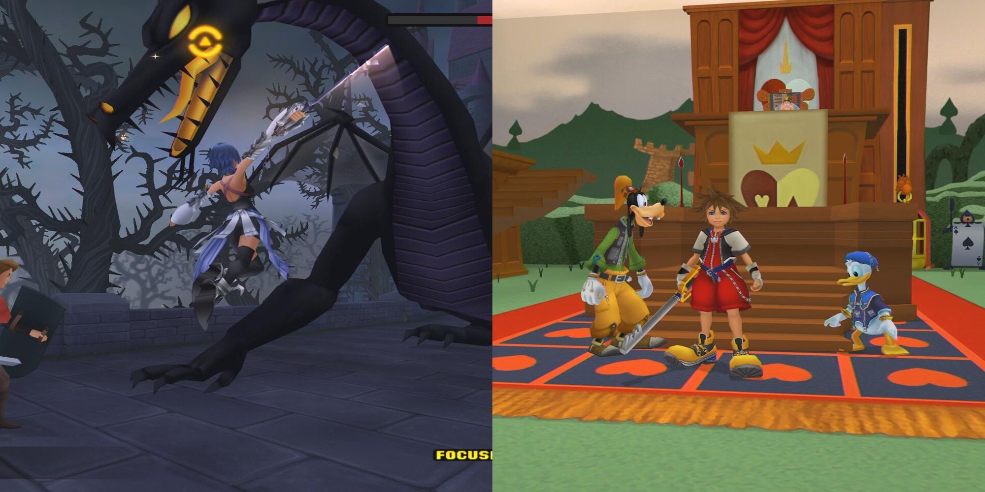 Kingdom Hearts Birth by Sleep and Kingdom Hearts 2