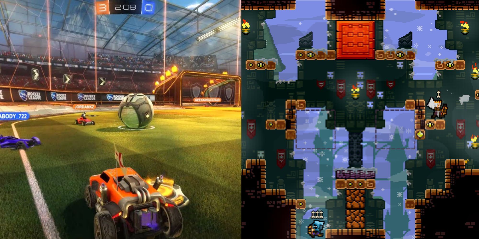 Rocket League and Towerfall Ascension