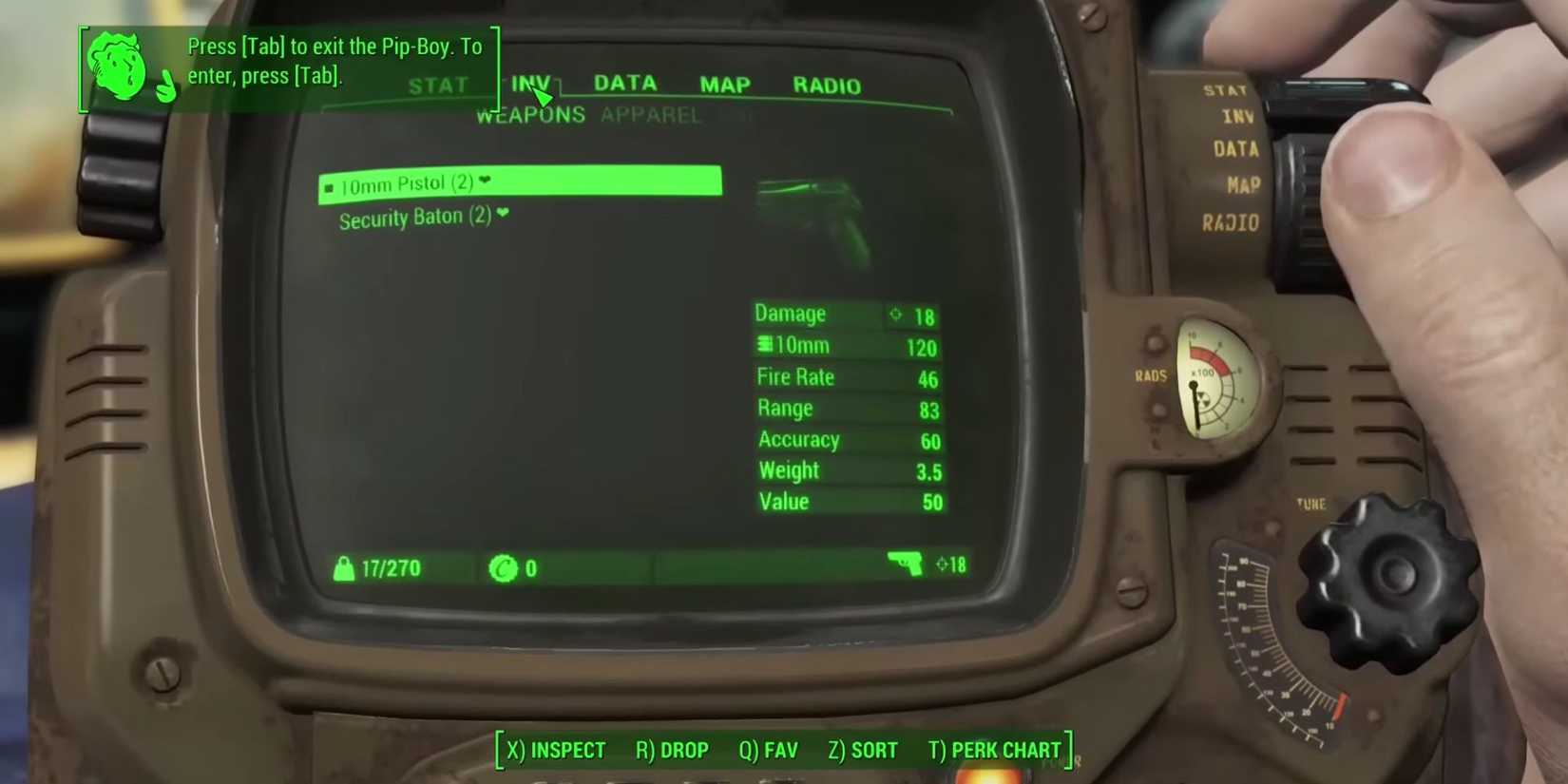 Fallout Lua Menu Best Video Game Menus